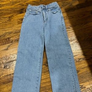 J Crew Slim Wide-leg Jean in Medium Indigo wash BH782 Size 25